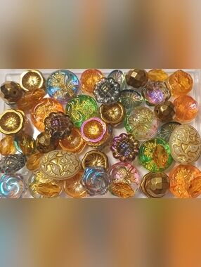 Glass Focal Beads loose mix Jewelry Making Beads